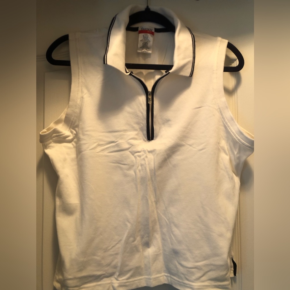 Danskin Tanks | Danskin Now Tank Top | Color: White | Size : XL.